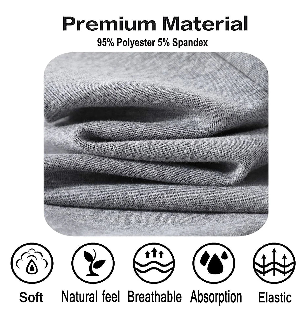 3 Pack Men'S Active Athletic Casual Jogger Running Sweatpants Workout Gym Pants with Pockets