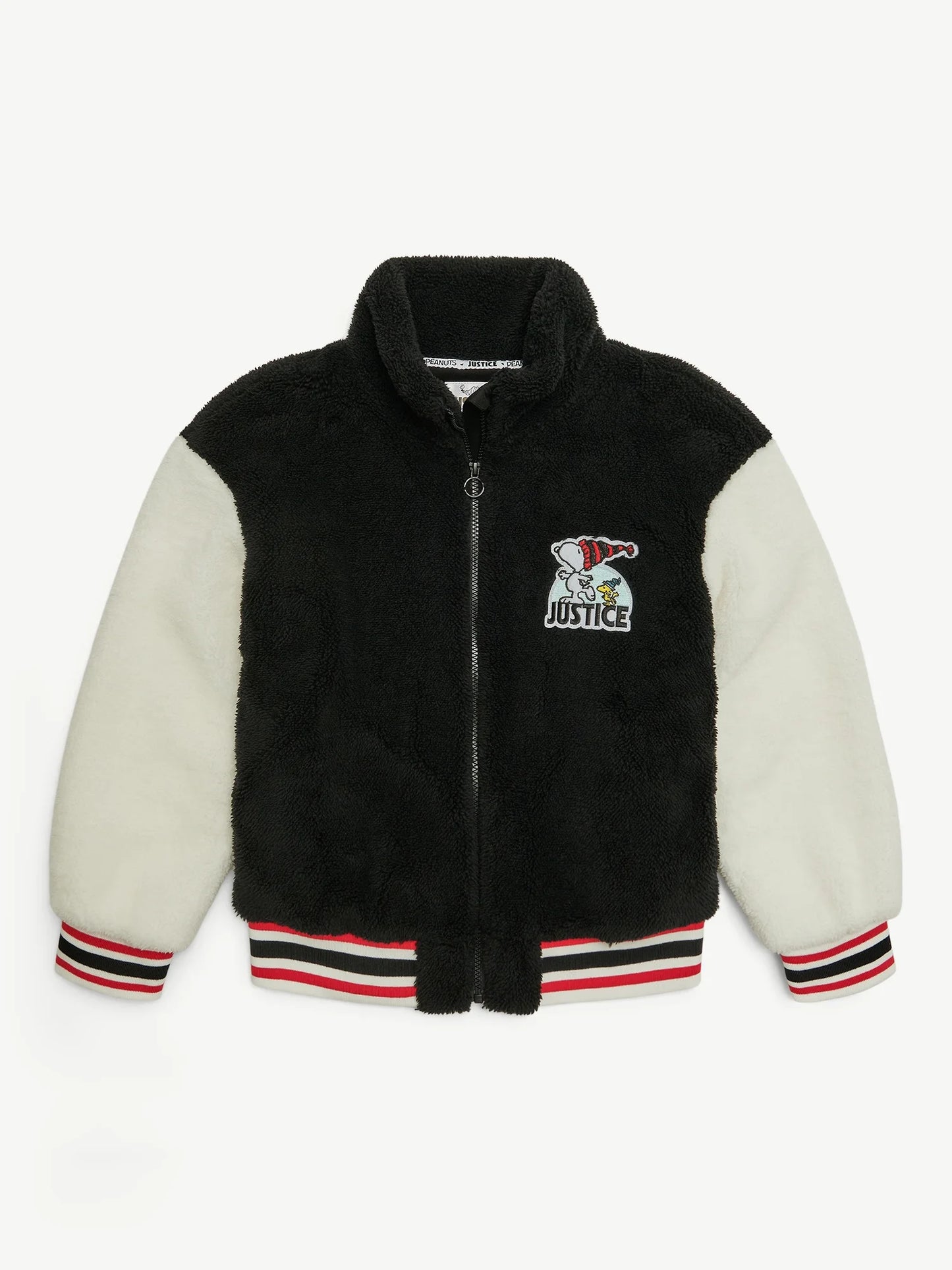 X Snoopy Girls Sherpa Jacket, Sizes XS - XLP