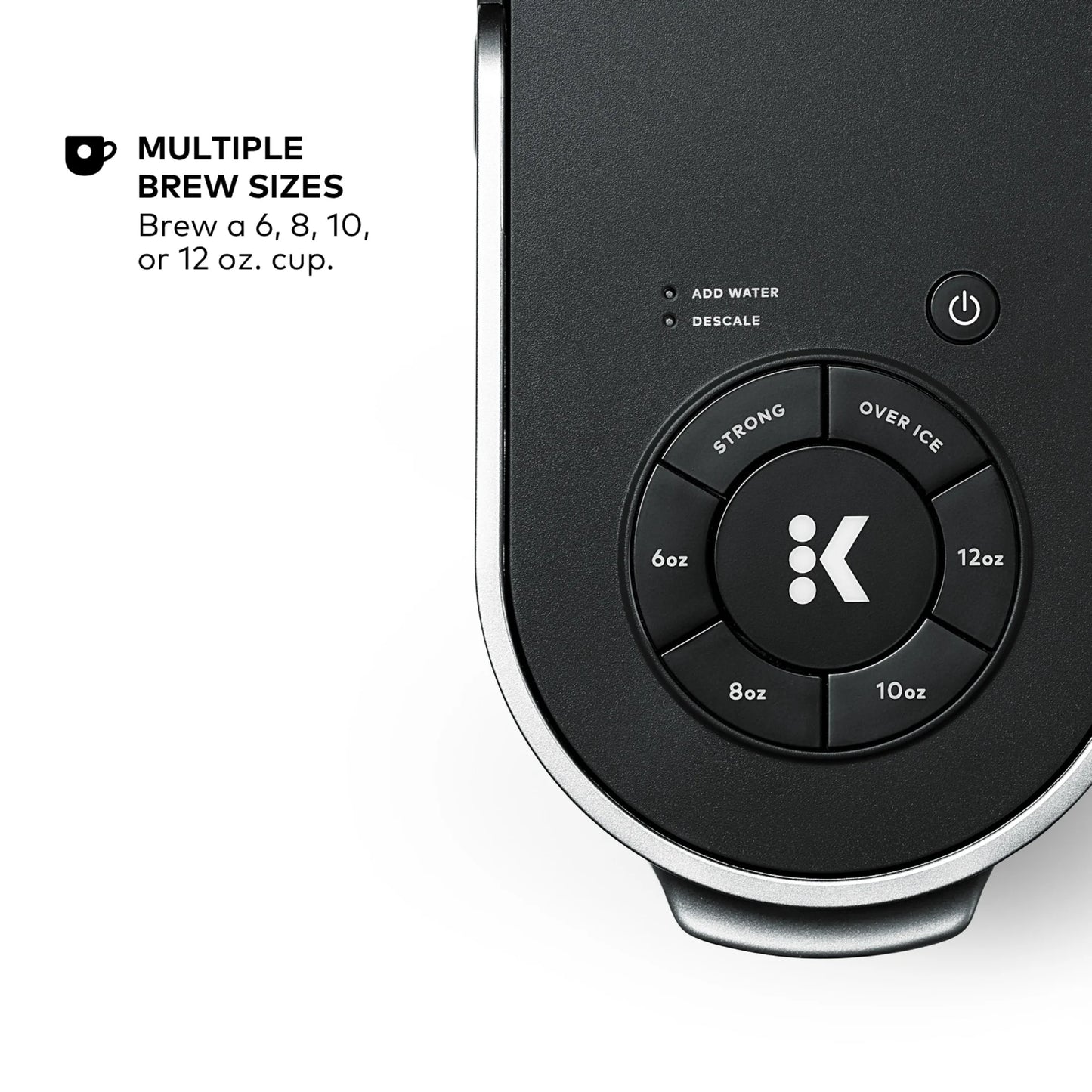 K-Supreme Black Single-Serve K-Cup Pod Coffee Maker