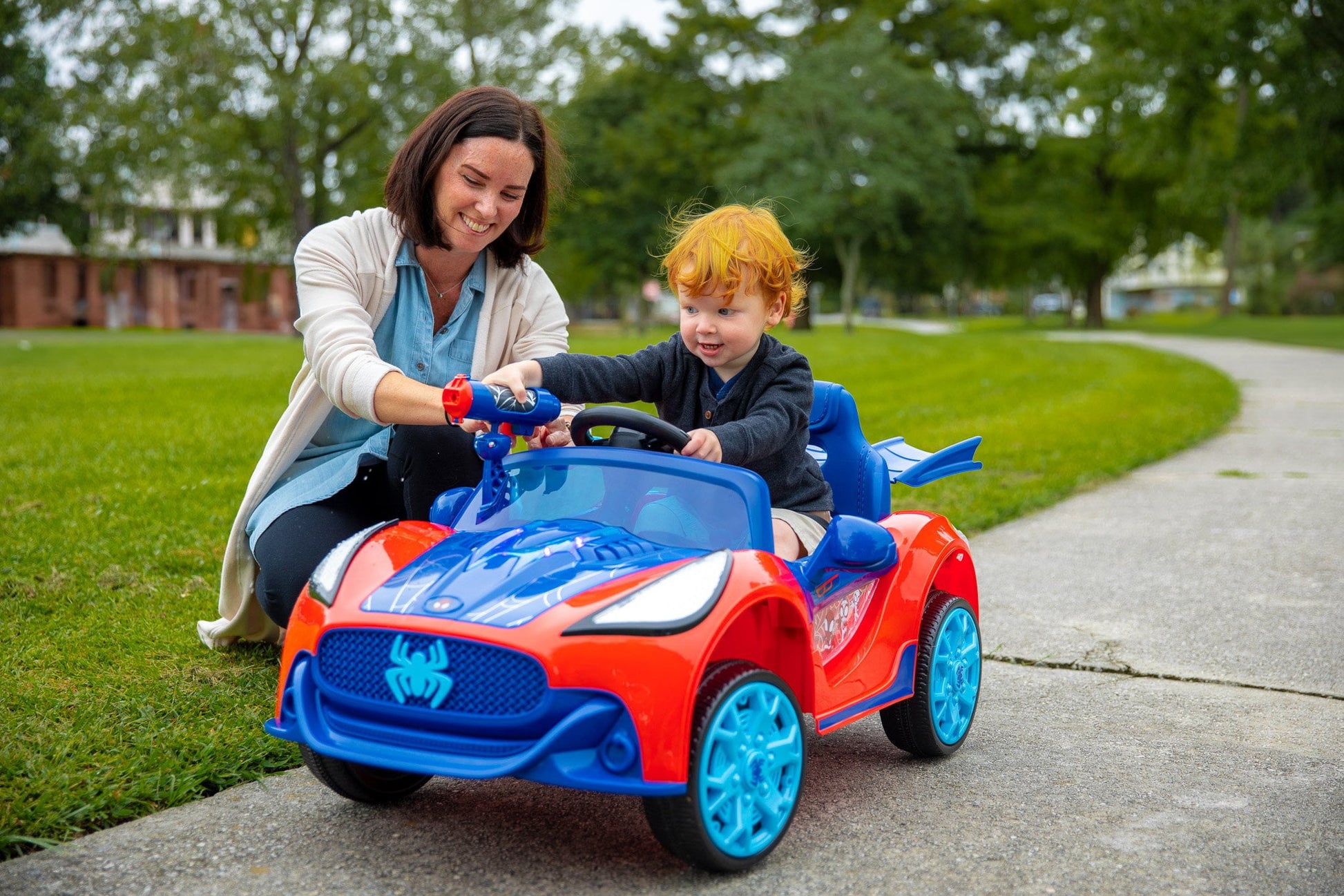 6V  Super Car, Battery Powered Ride-On with Lights and Sounds, by