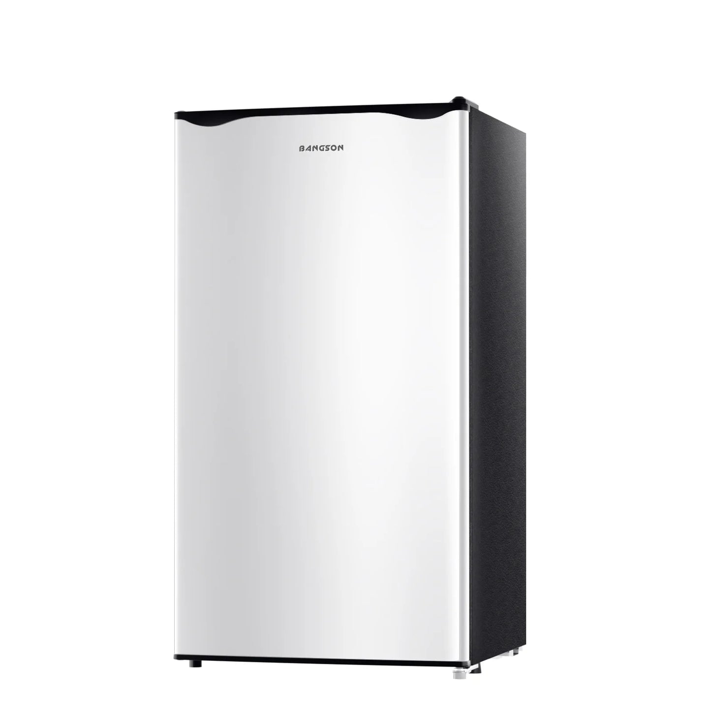 3.2 Cu.Ft. Mini Fridge, Compact Refrigerator with Reversible Door, Silver