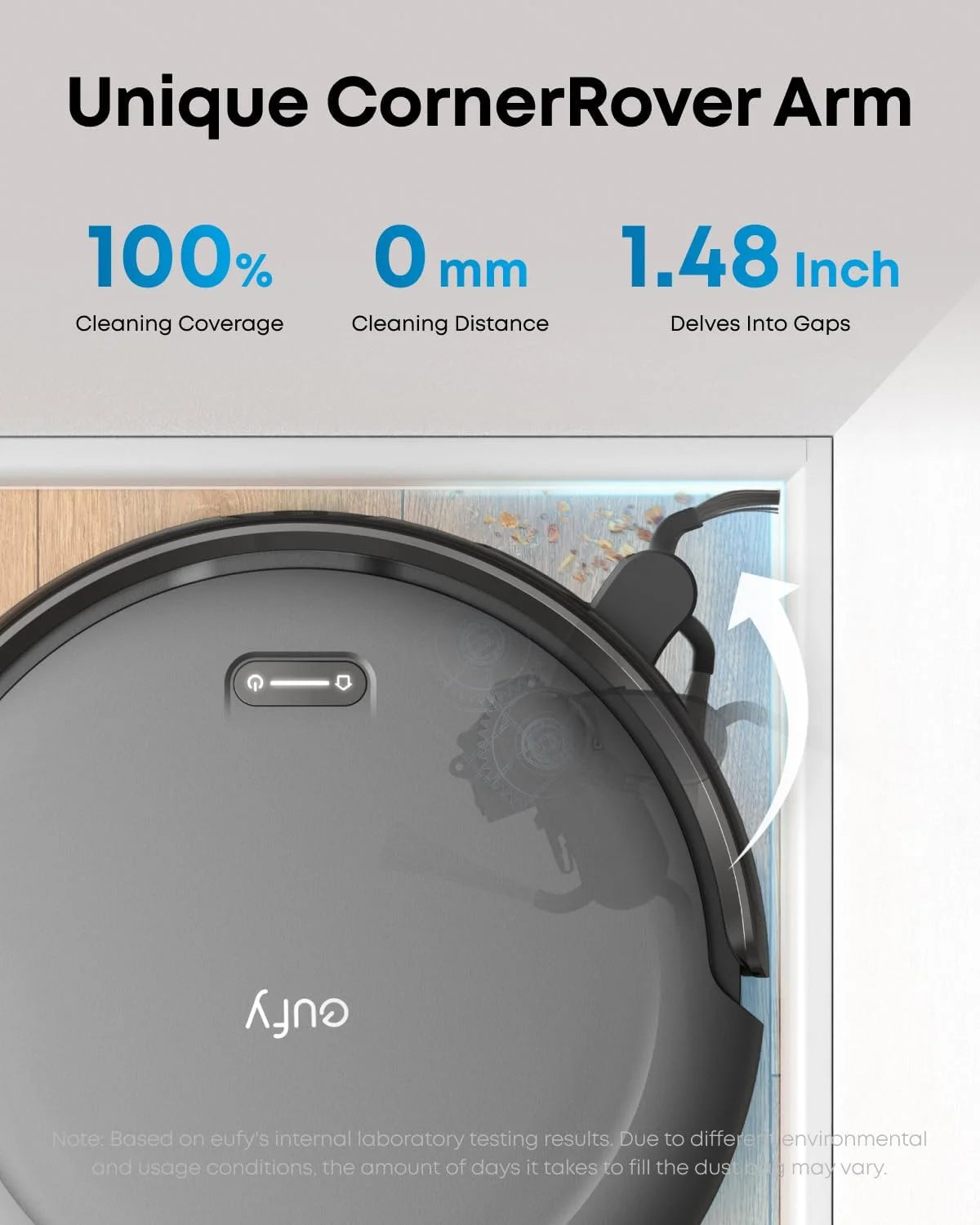 C10 Robot Vacuum with Self Emptying Station, Edge Expansion Brush, 2.85-Inch Ultra-Slim Body, Carpet Cleaning