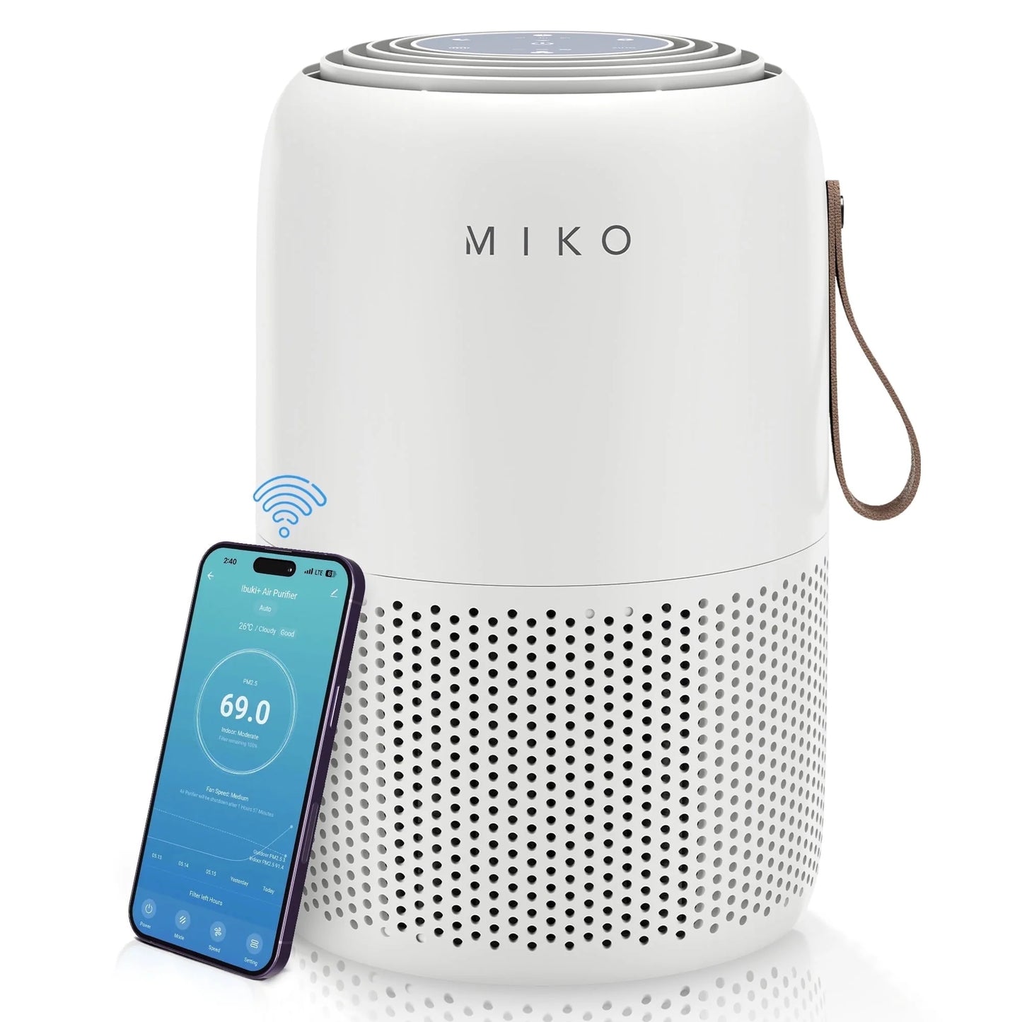 Air Purifier for Large Room up to 1200 Sqft - H13 True HEPA Air Cleaner for Pet Hair, Odors, Dust, Pollen for Home