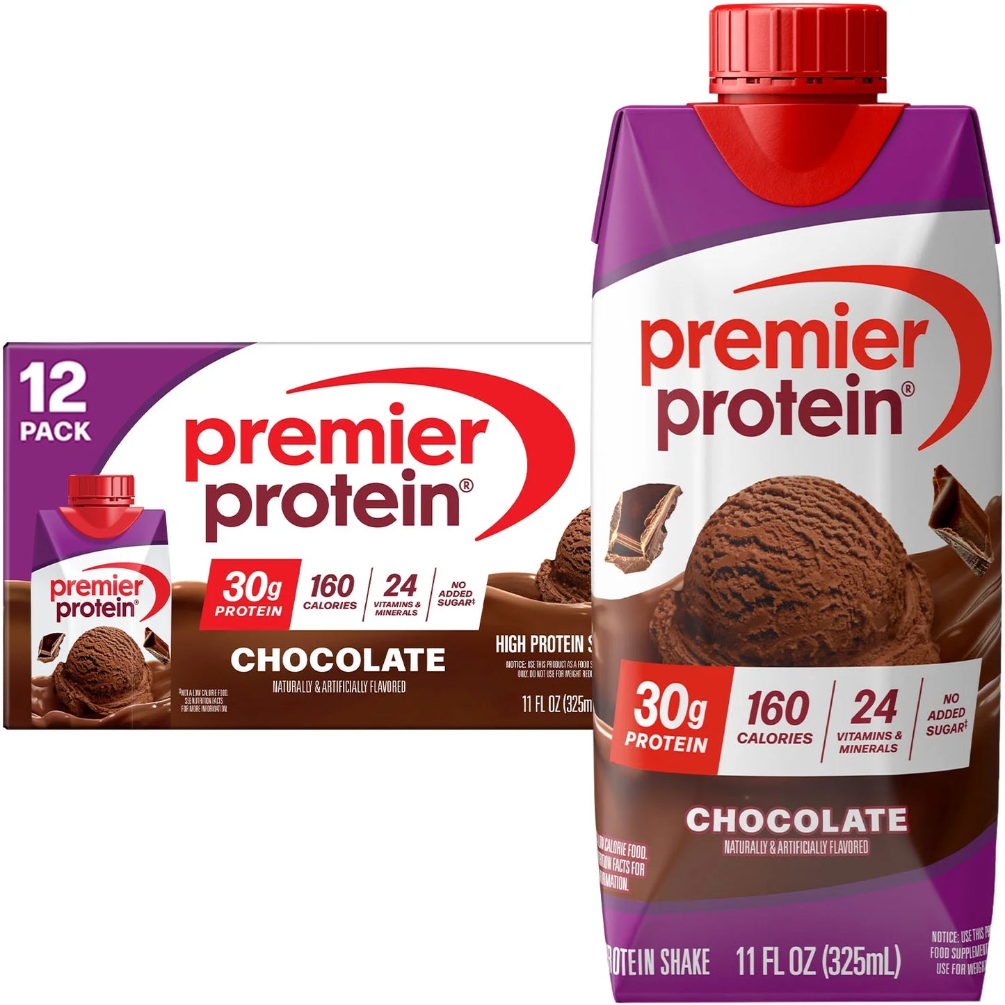 Shake, Chocolate, 30G Protein, 11 Fl Oz, 12 Ct