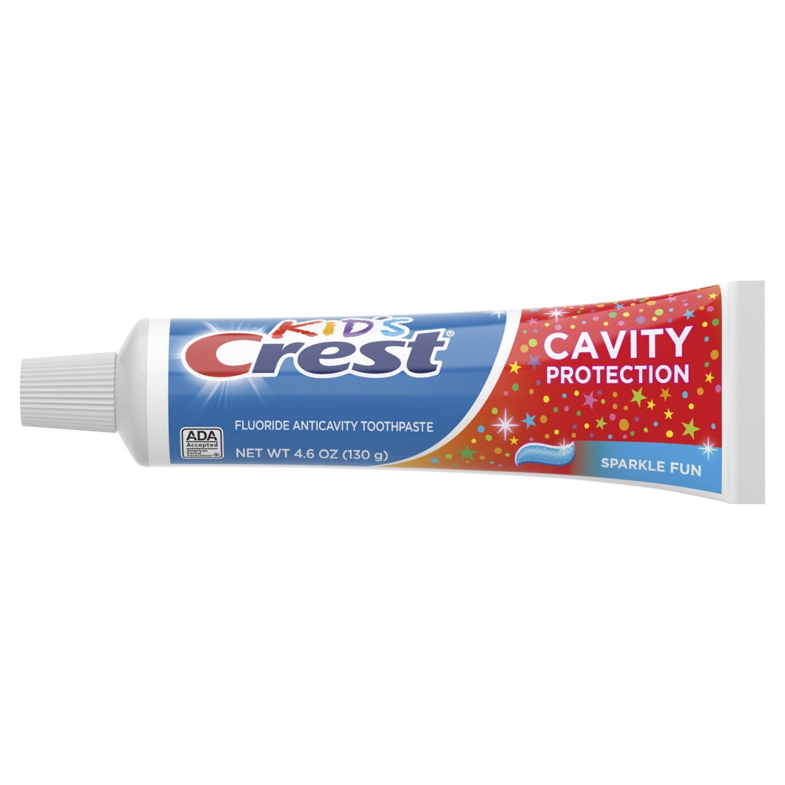 Kids Cavity Protection Toothpaste, Sparkle Fun Flavor, 4.6 Oz Triple Pack, for Ages 3+
