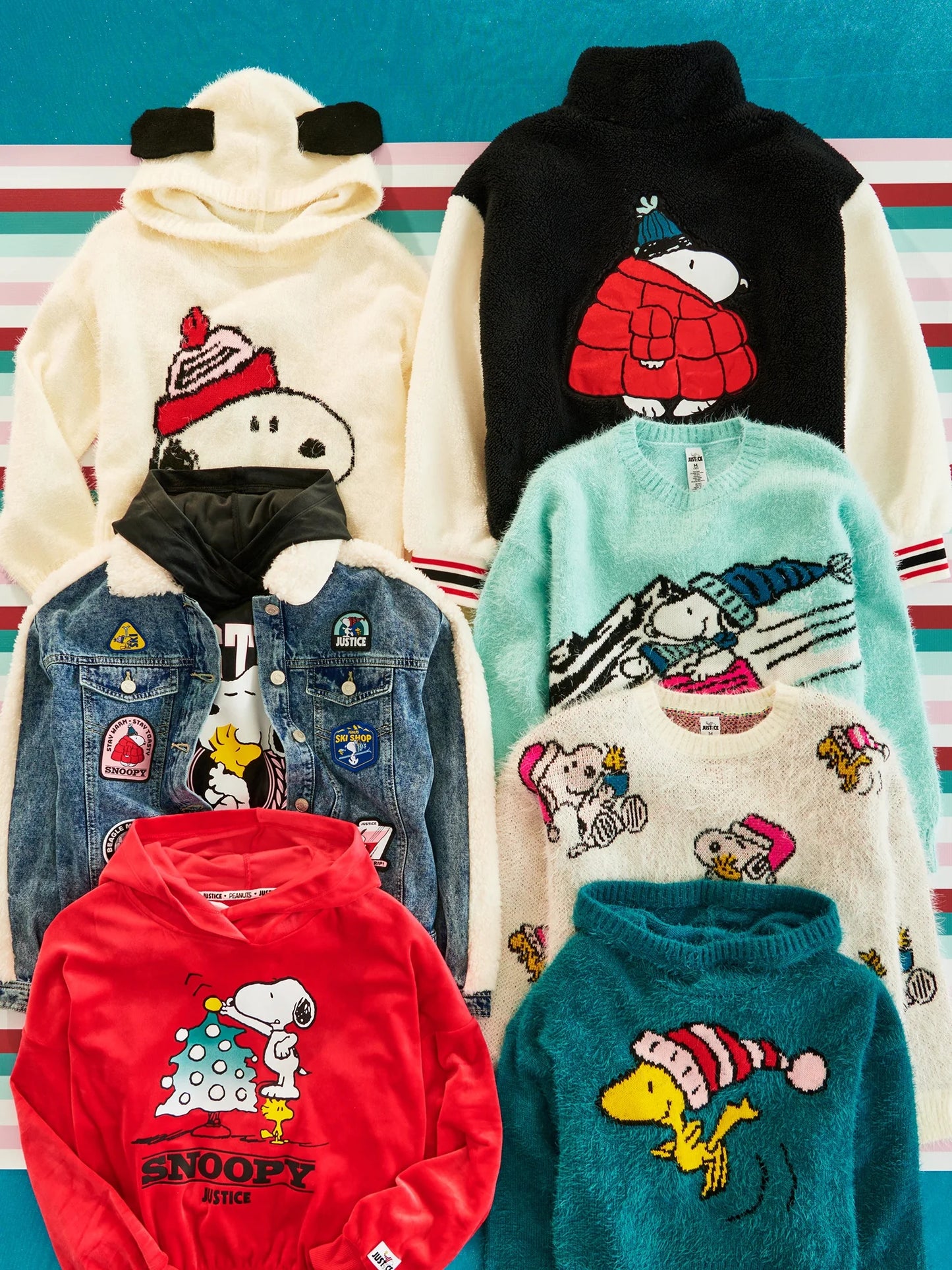 X Snoopy Girls Sherpa Jacket, Sizes XS - XLP