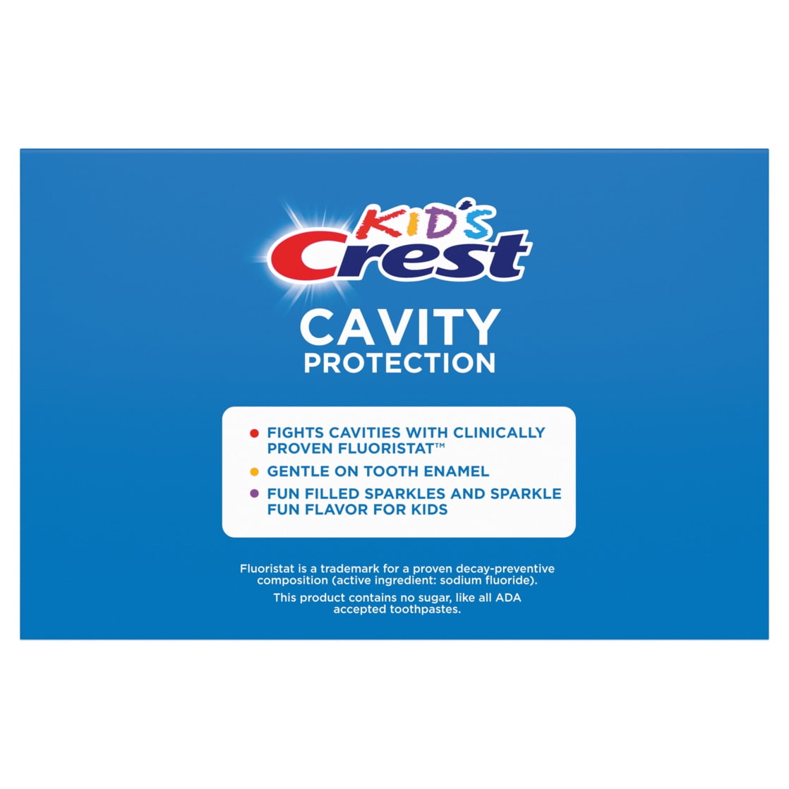 Kids Cavity Protection Toothpaste, Sparkle Fun Flavor, 4.6 Oz Triple Pack, for Ages 3+