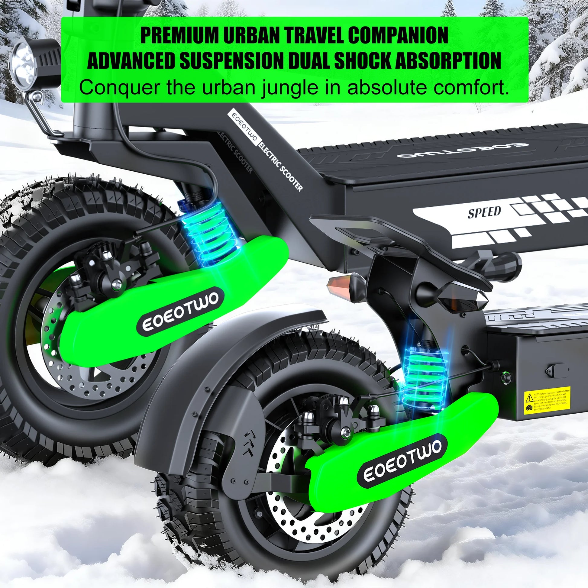 Folding Electric Scooter for Adults, 1200W Motor Fast E-Scooter, up to 30MPH Top Speed & 25Miles Long Range, 48V 13AH,11" Off-Road Tires Escooter, 330Lbs MAX Load