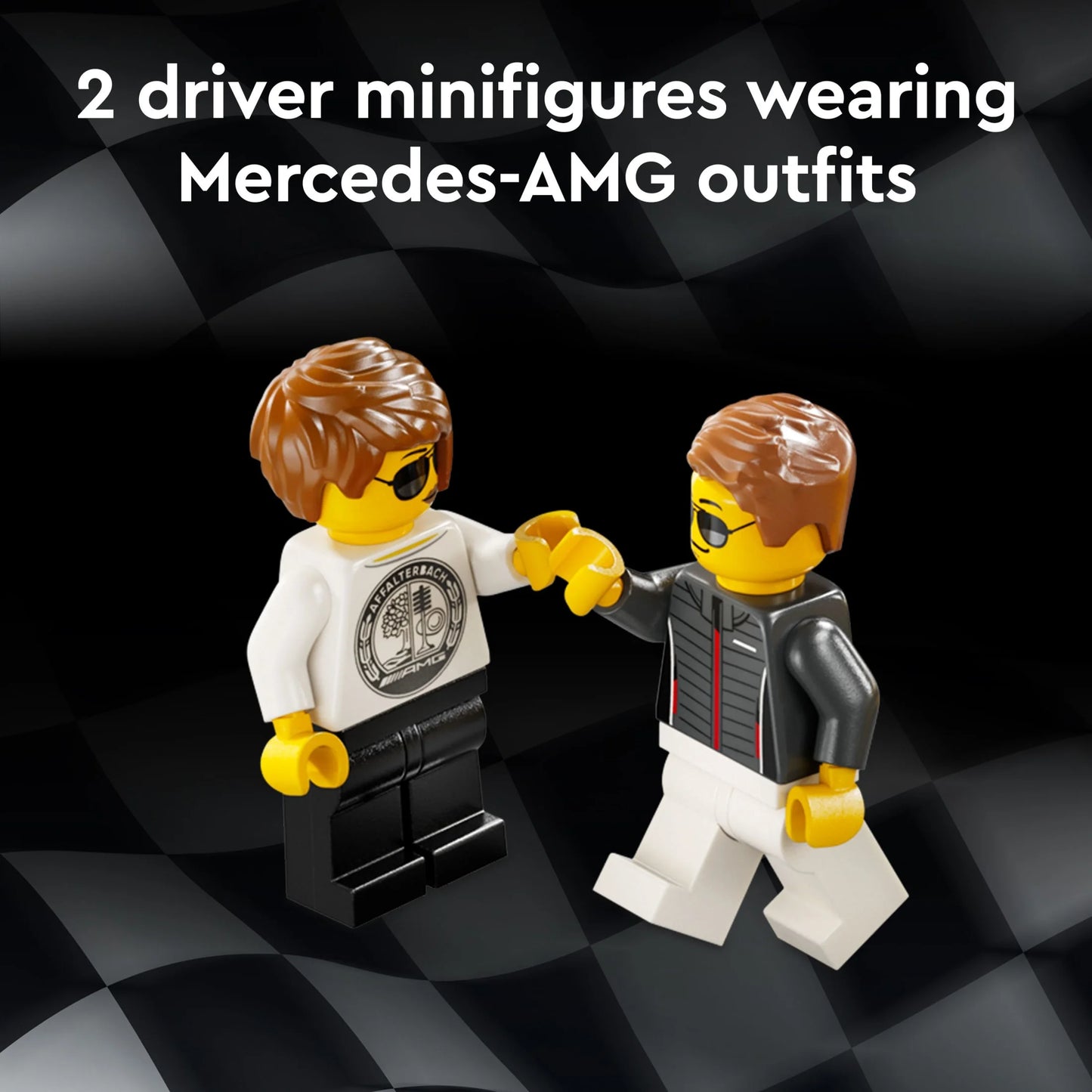 Speed Champions Mercedes-Amg G 63 & Mercedes-Amg SL 63 Toy Cars - Building Toys Set for Boys & Girls, Ages 10+ - Gift for Christmas - W/ 2 Minifigures - 76924