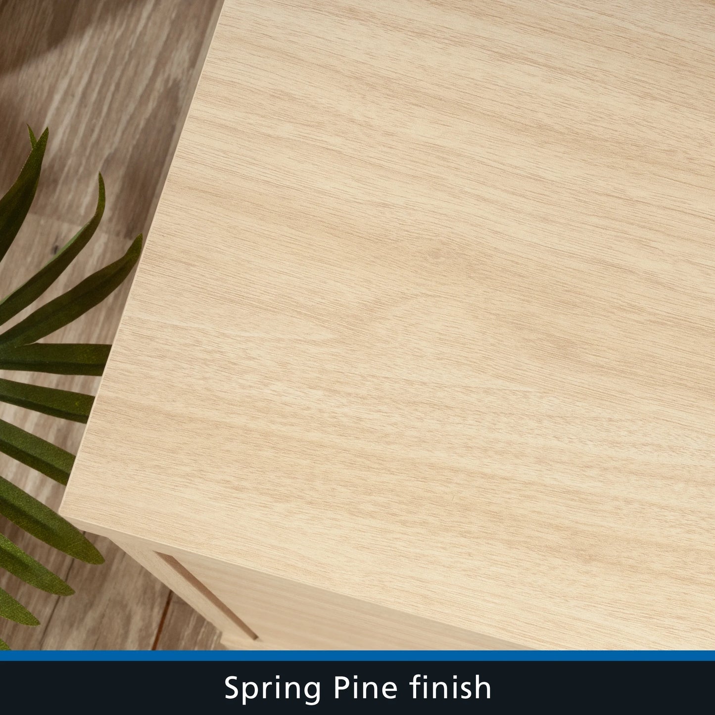 Westley Sliding Door TV Stand for Tvs up to 75”, Spring Pine Finish