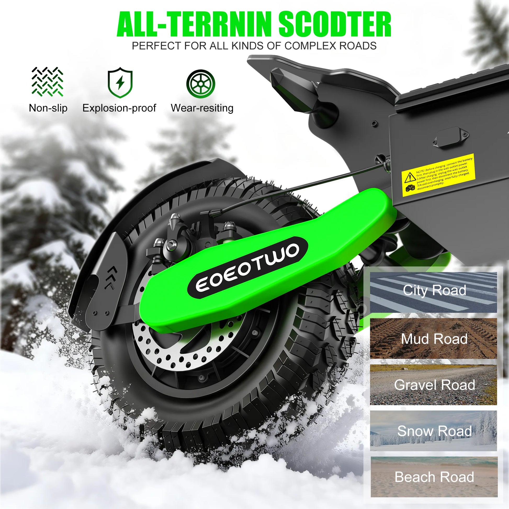 Folding Electric Scooter for Adults, 1200W Motor Fast E-Scooter, up to 30MPH Top Speed & 25Miles Long Range, 48V 13AH,11" Off-Road Tires Escooter, 330Lbs MAX Load