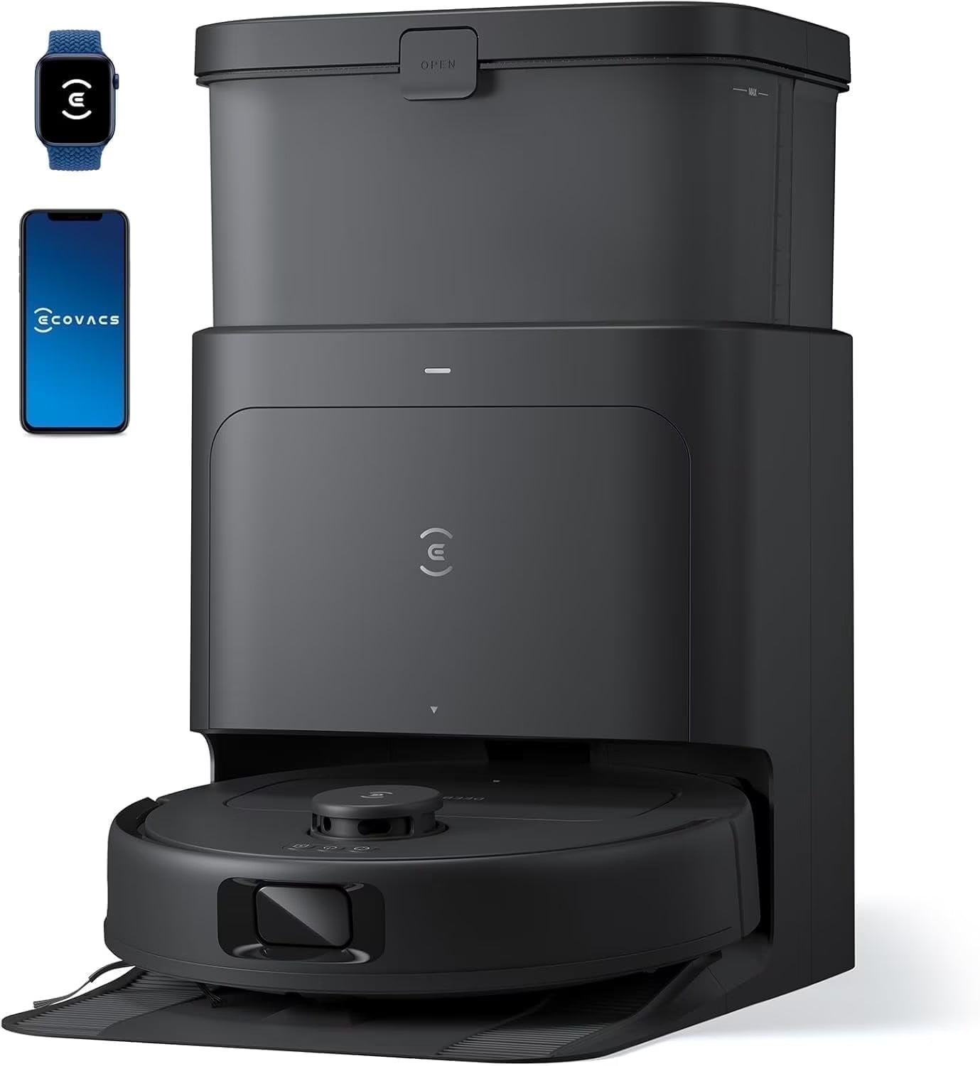 DEEBOT N30 Omni Robot Vacuum & Mop, 10000Pa Suction, Truedge Mopping, Zerotangle 2.0 Technology