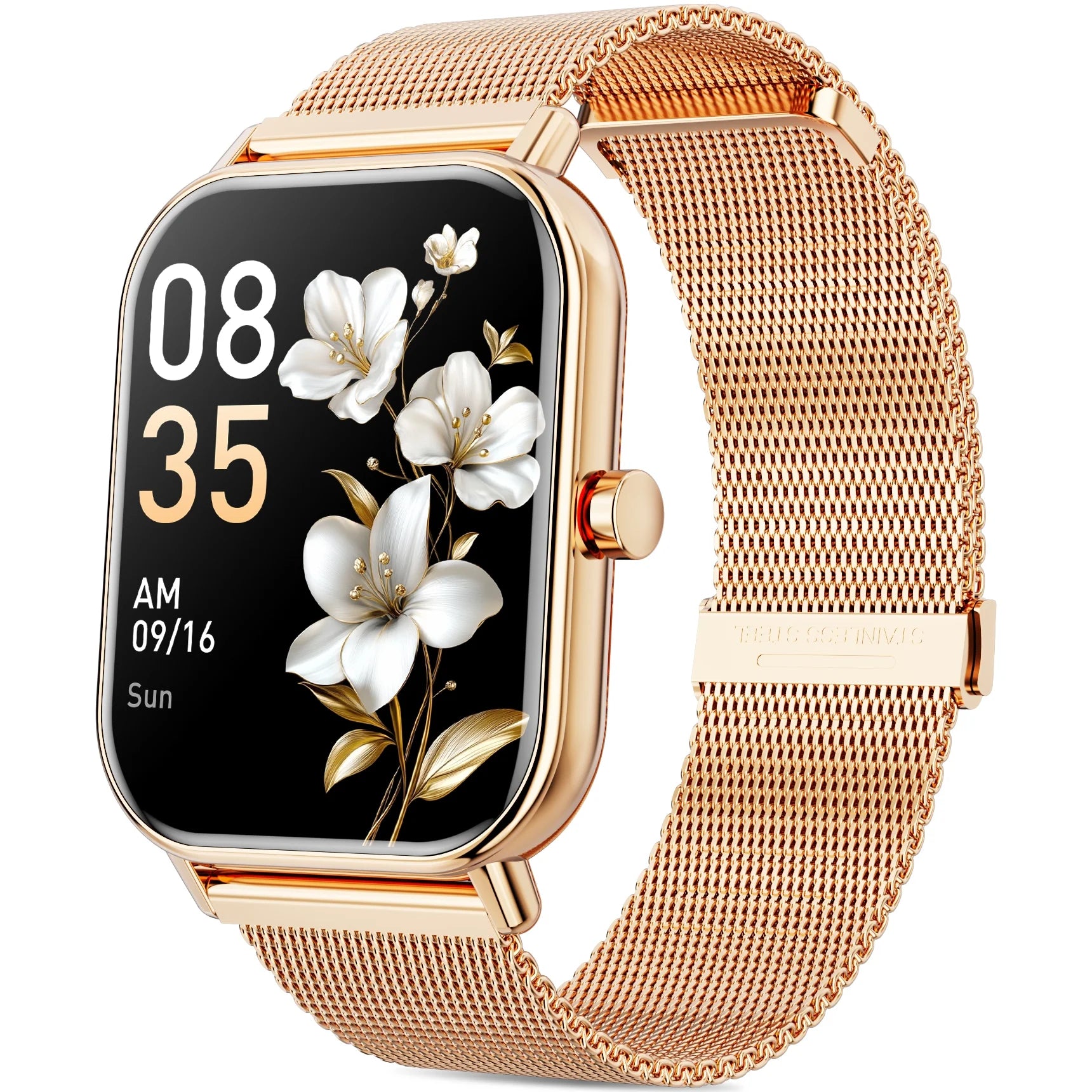 Smart Watch Fits for Android and Iphone, IP68 Waterproof, Suitable for Women Men 100+Sports Modes 1.85 Inch Fitness Tracker, with Answer/Make Calls/Message Reminder, （Two Watch Straps）