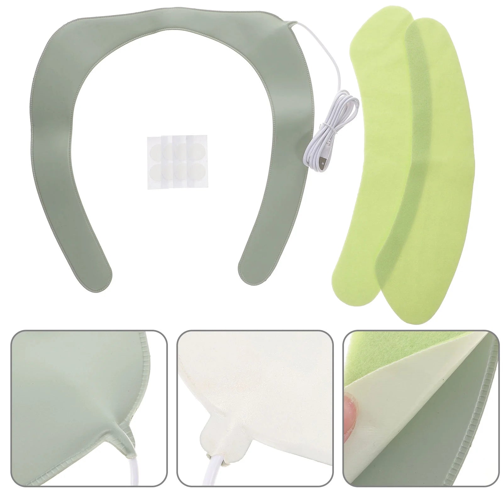 Heated Toilet Seat 10W Power 1Set 13.4X12.6In