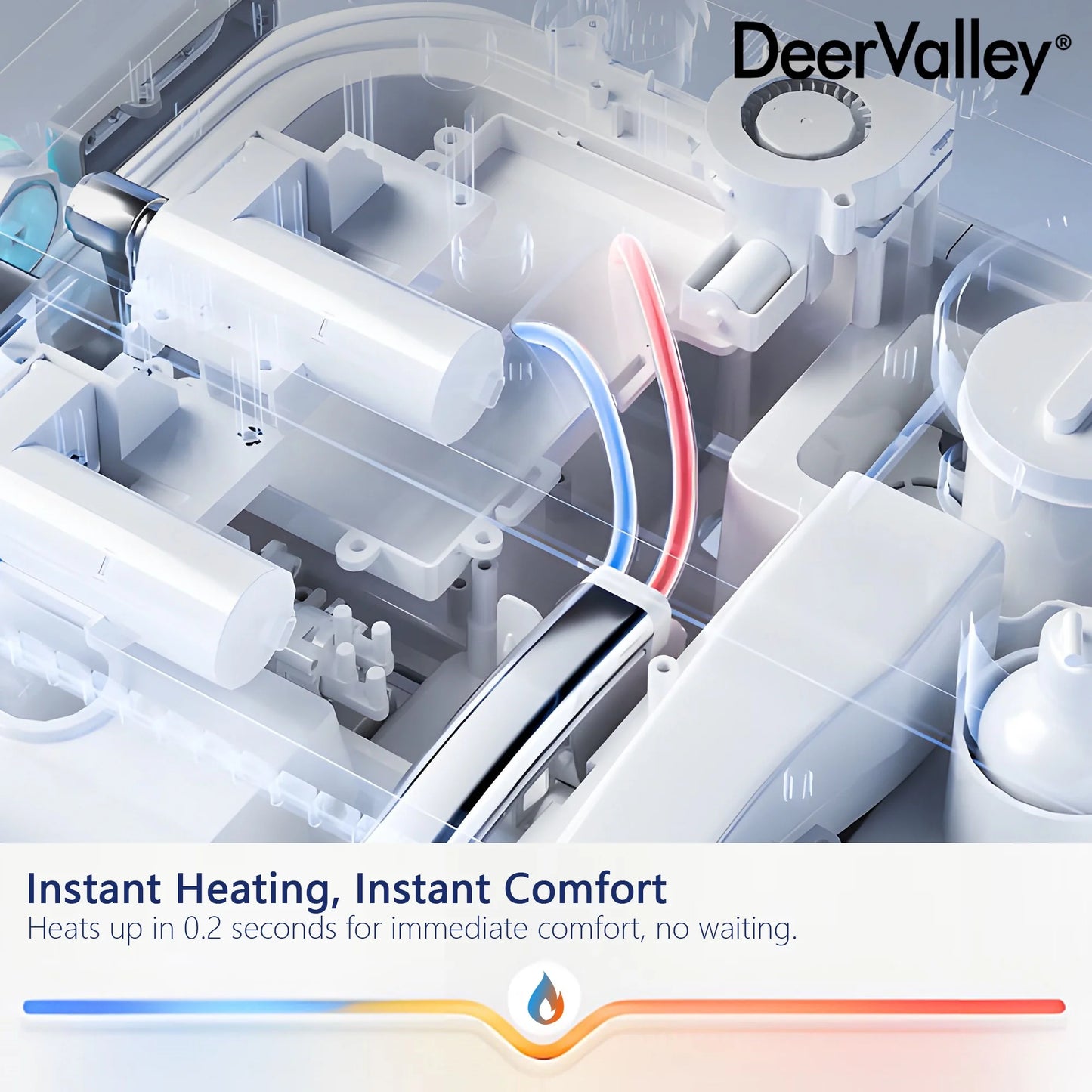 Tankless Elongated Smart Toilet Bidet 1.1/1.45 GPF in White with Auto Close/Flush, UV Sterilization, Warm Water, Dryer