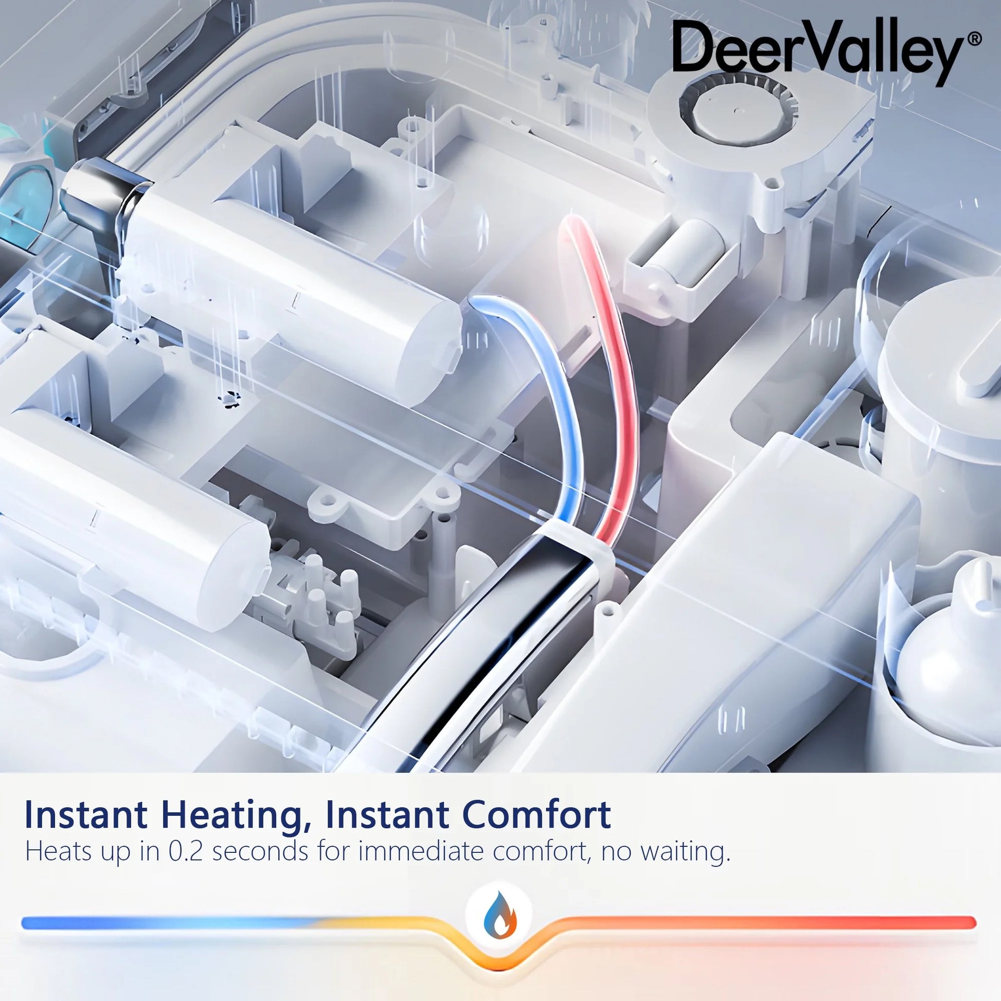 Tankless Elongated Smart Toilet Bidet 1.1/1.45 GPF in White with Auto Close/Flush, UV Sterilization, Warm Water, Dryer