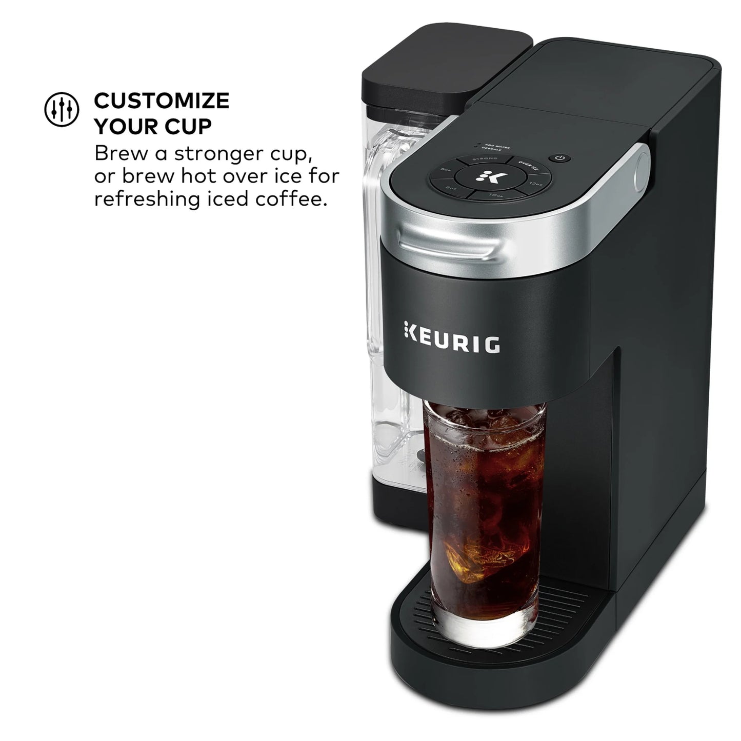 K-Supreme Black Single-Serve K-Cup Pod Coffee Maker