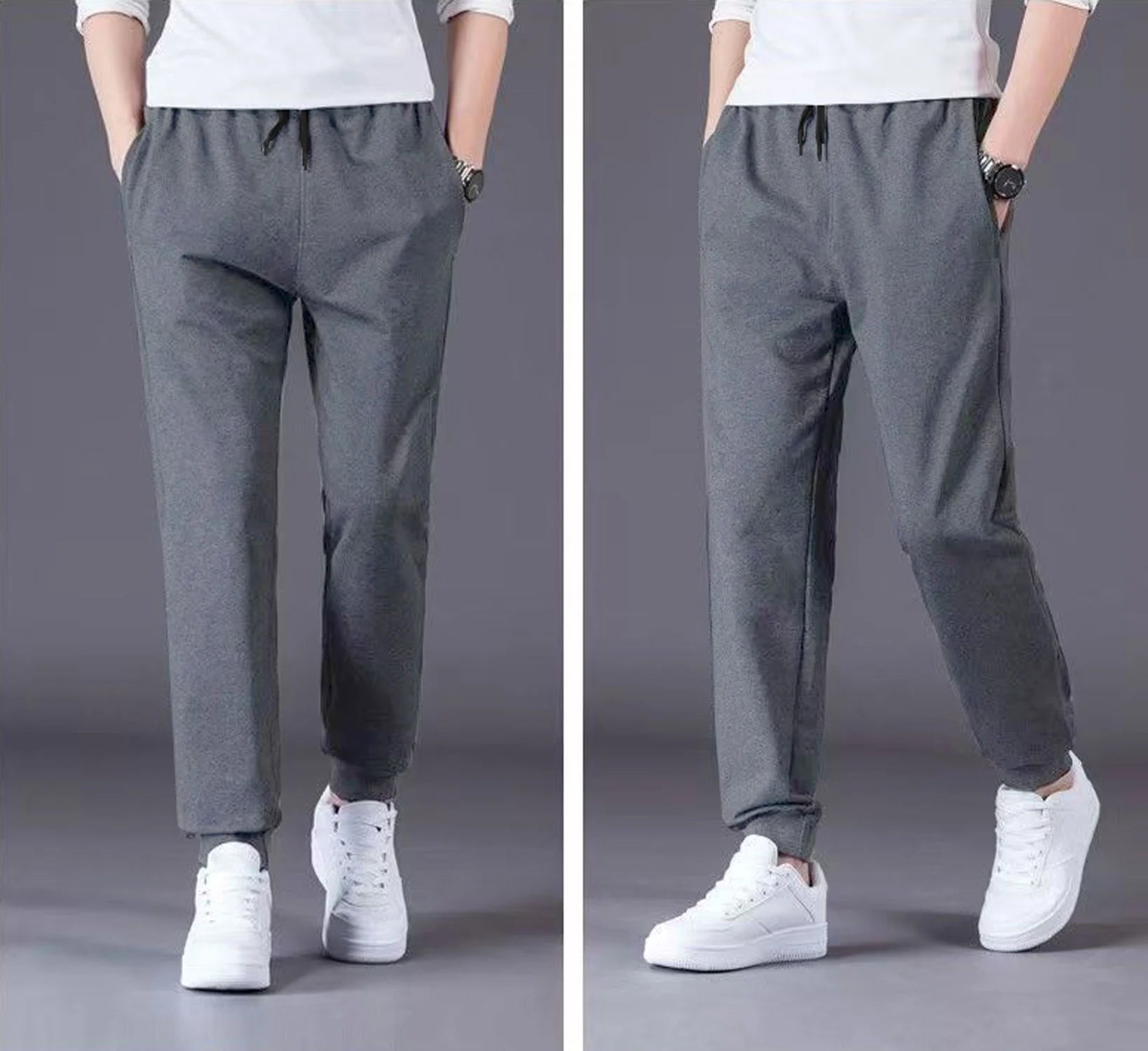 3 Pack Men'S Active Athletic Casual Jogger Running Sweatpants Workout Gym Pants with Pockets