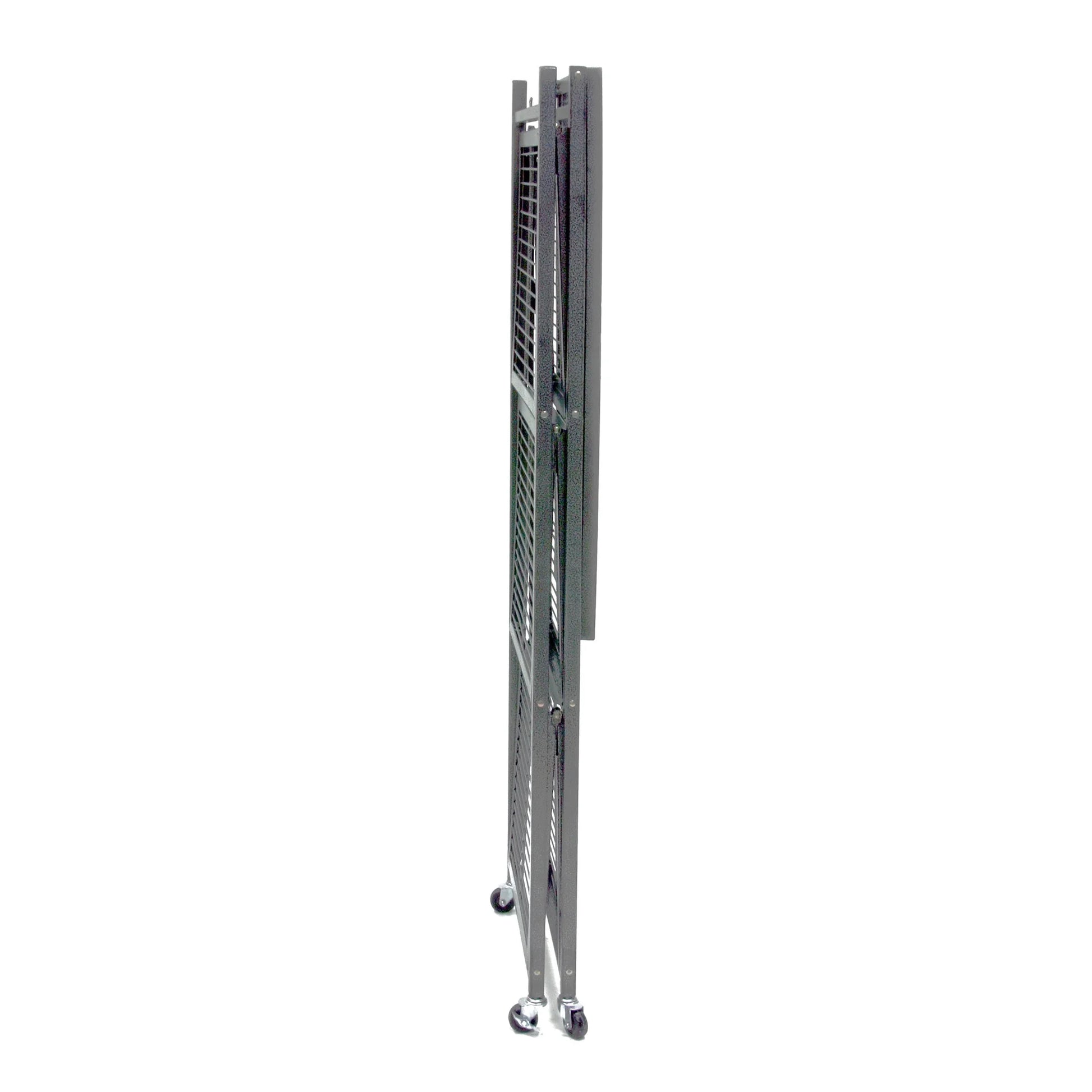 4-Shelf R5 Series Storage Rack with Wheels, Gray