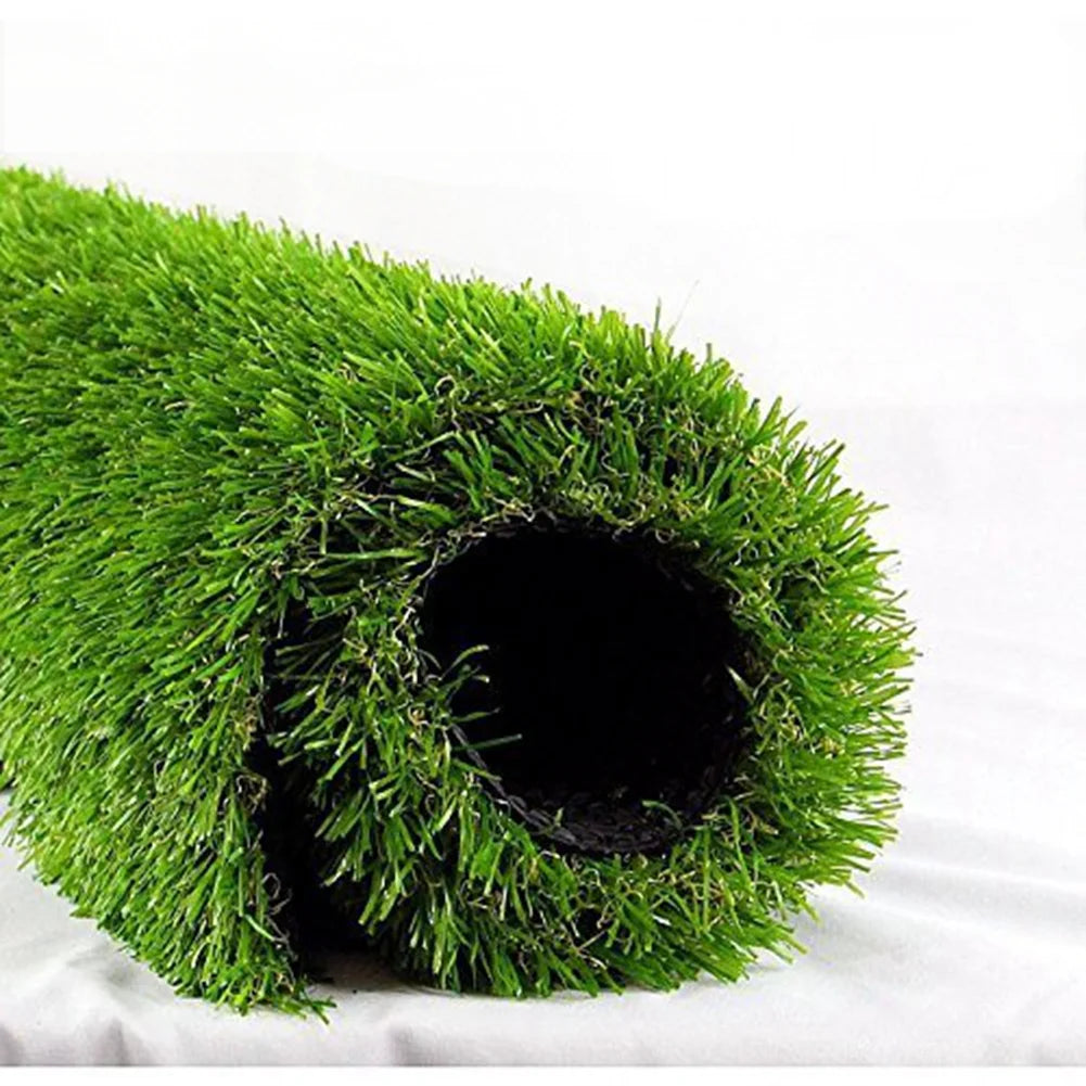 Premium Artificial Grass Turf 7' X 13' Green Realistic Fake Grass for Indoor Outdoor Landscape Customized Sizes Available