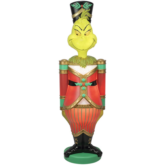 Giant Christmas Nutcracker LED Blow Mold Outdoor Decor, 22.04" X 15.94" X 72.04", 18.6 Lb