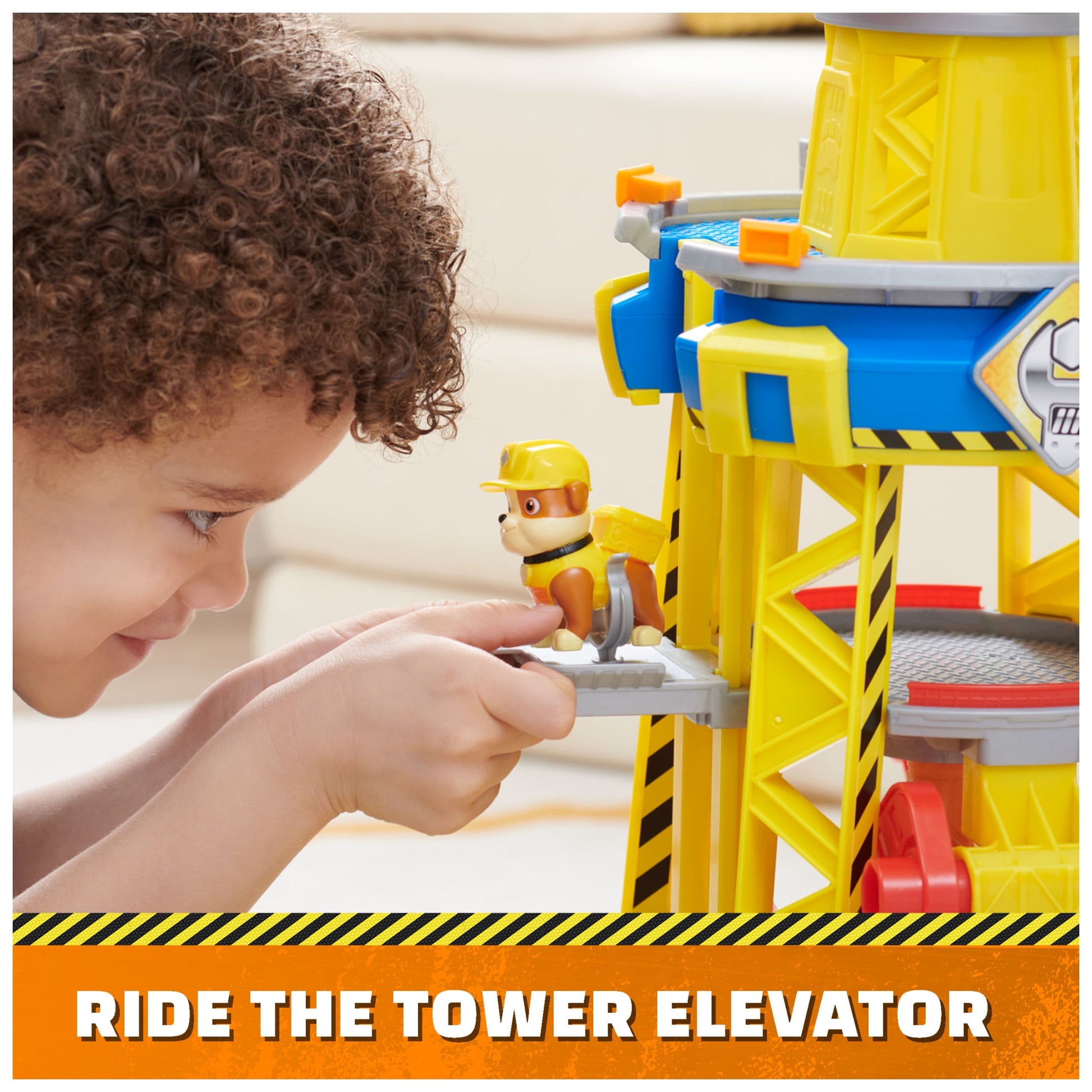 PAW Patrol,  Bark Yard Crane Tower Playset with Action Figure and Vehicle, for Kids Age 3 and Up