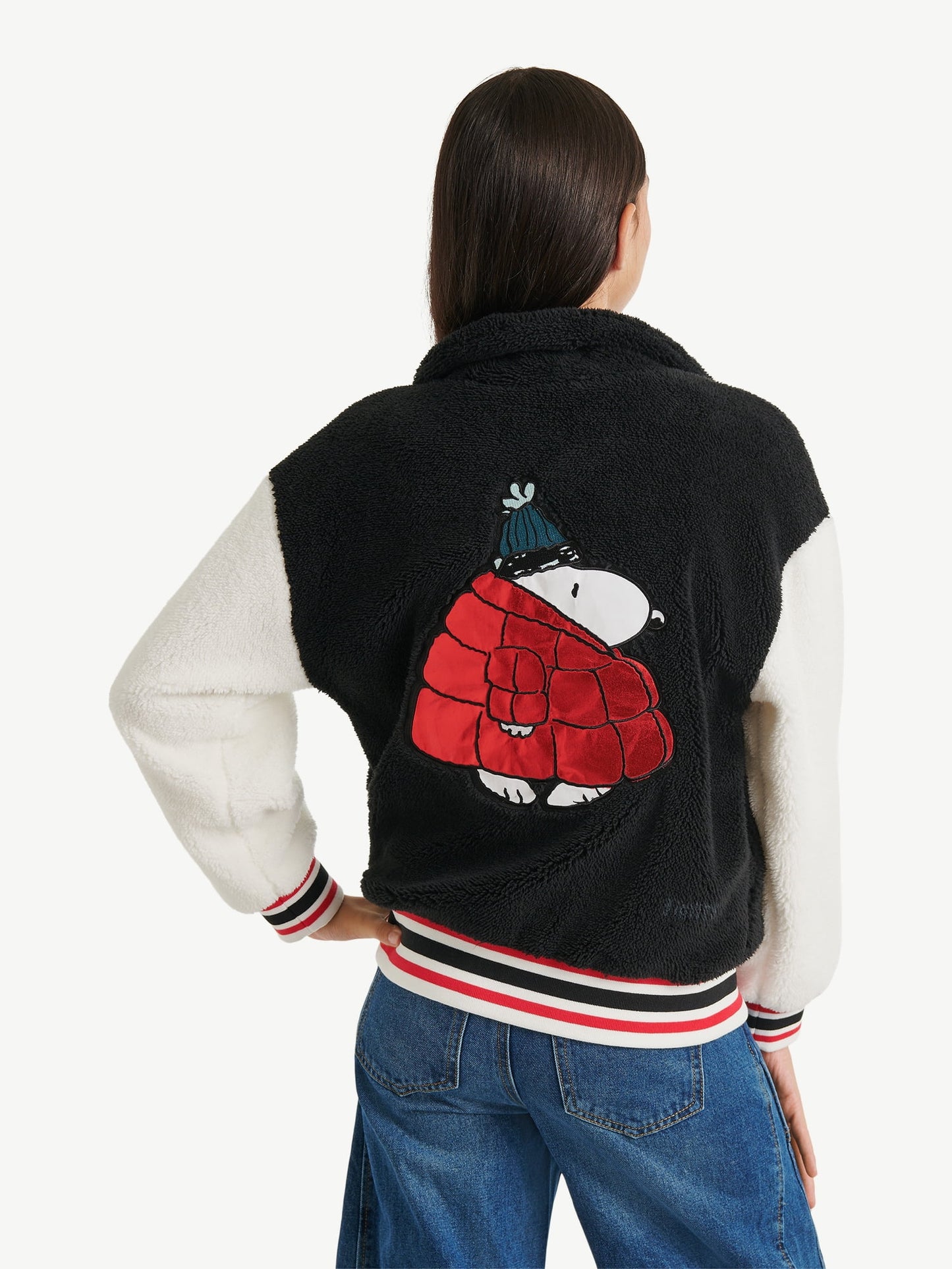 X Snoopy Girls Sherpa Jacket, Sizes XS - XLP