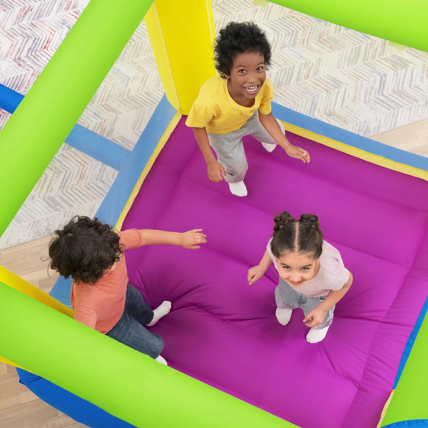 Castletopia Bounce House with Extra-Wide Slide and Blower, Indoor/Outdoor, Ages 3+