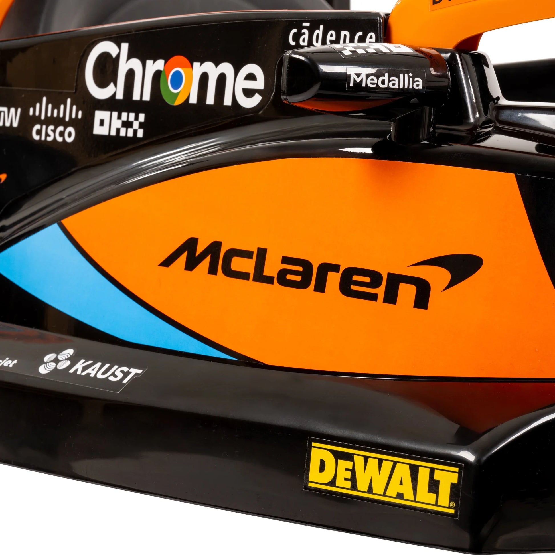 12V Mclaren Formula 1 Kids Ride-On Car with Remote Control, Ages 3–5, Black - One Unit