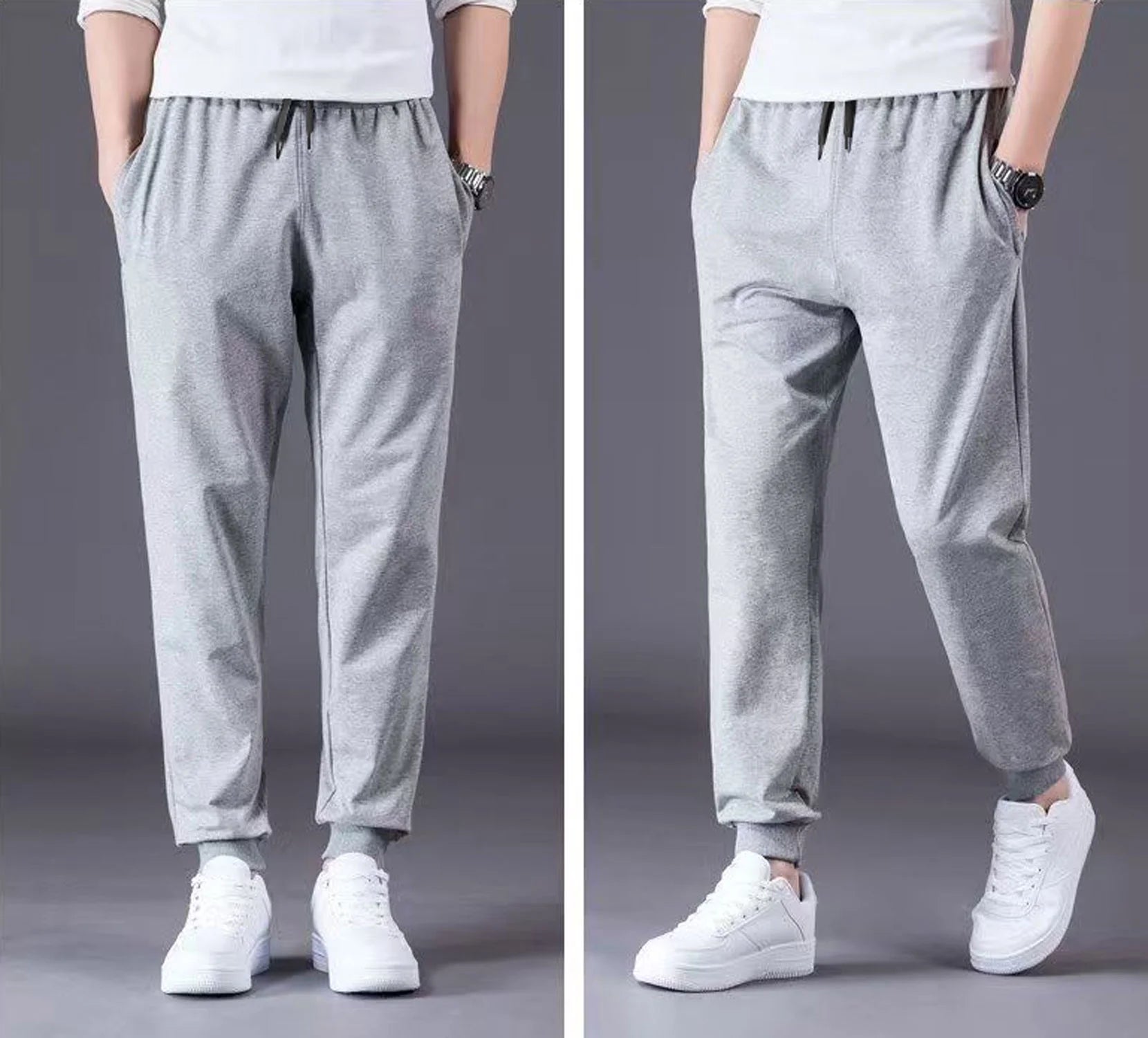 3 Pack Men'S Active Athletic Casual Jogger Running Sweatpants Workout Gym Pants with Pockets