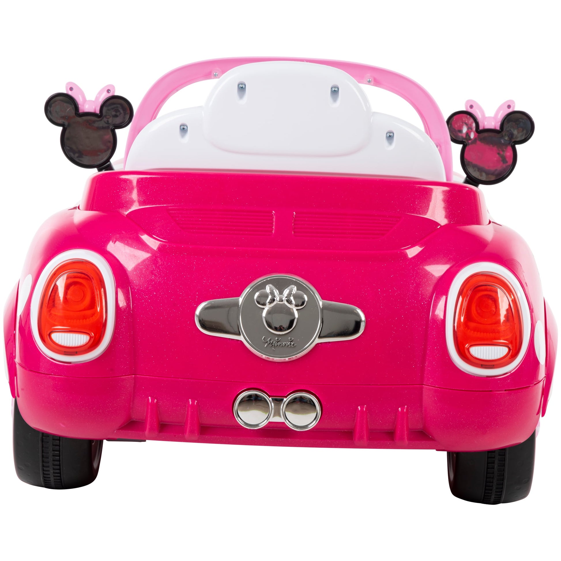 6V  Disney Minnie Mouse Battery-Powered Ride-On Car, Kids Ages 3+ - Pink, One Unit