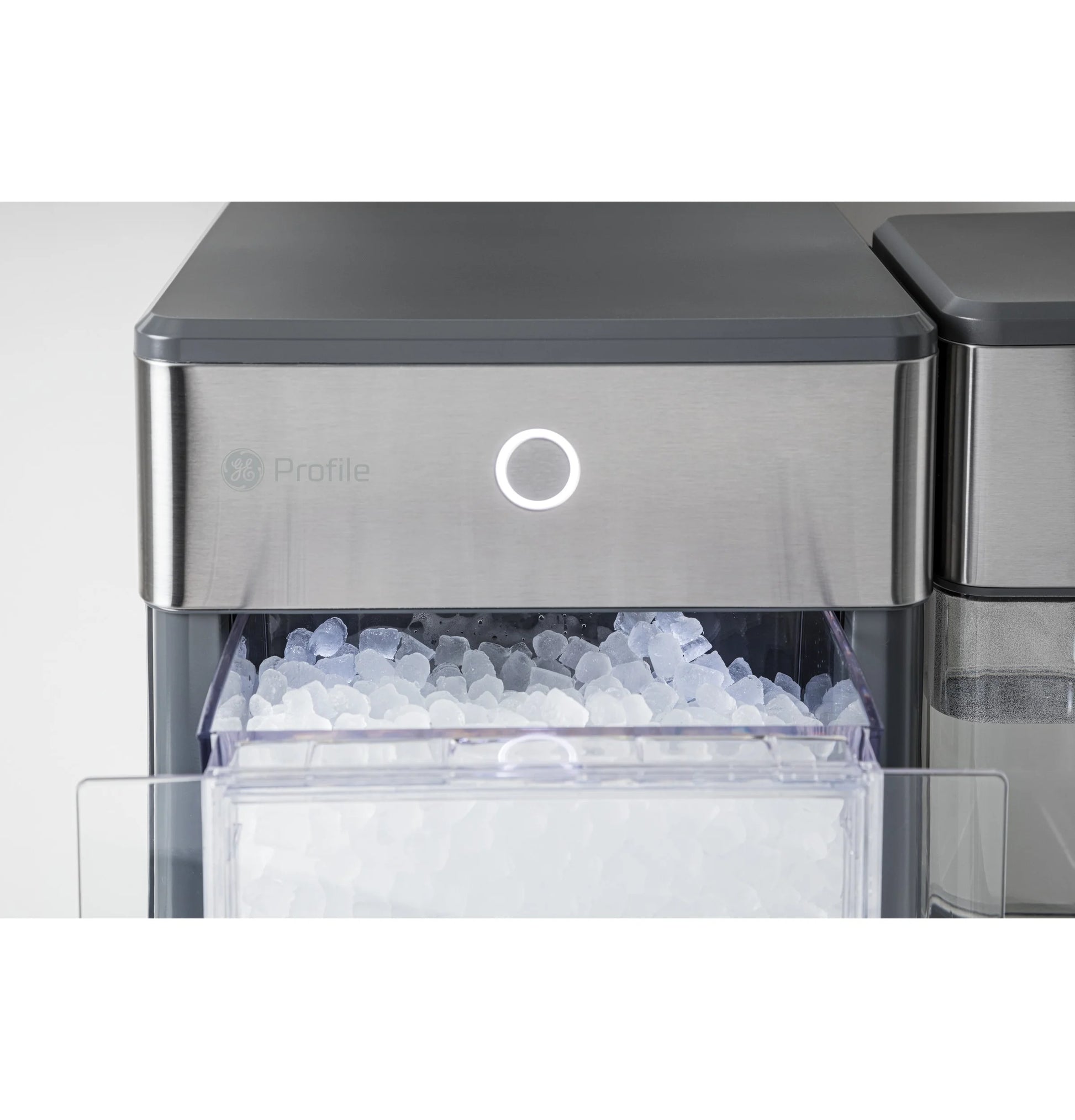 GE Profile™ Opal™ Nugget Ice Maker + Side Tank, Countertop Icemaker, Stainless Steel, 33Lbs Daily Ice Production