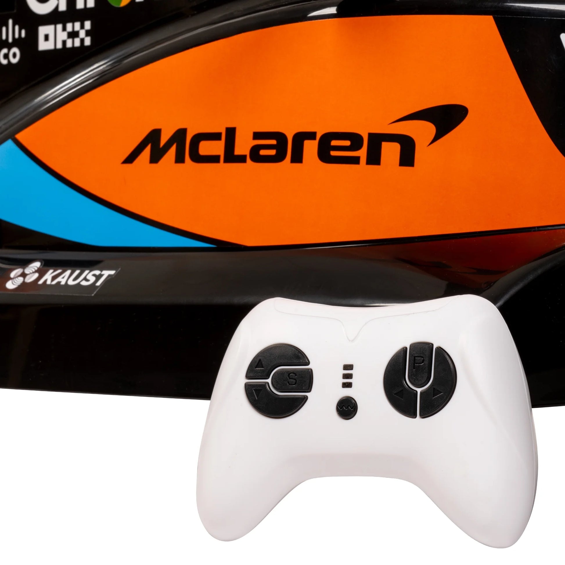 12V Mclaren Formula 1 Kids Ride-On Car with Remote Control, Ages 3–5, Black - One Unit