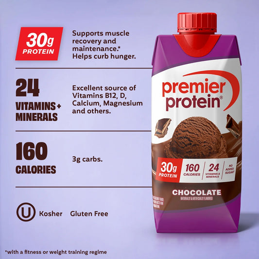 Shake, Chocolate, 30G Protein, 11 Fl Oz, 12 Ct
