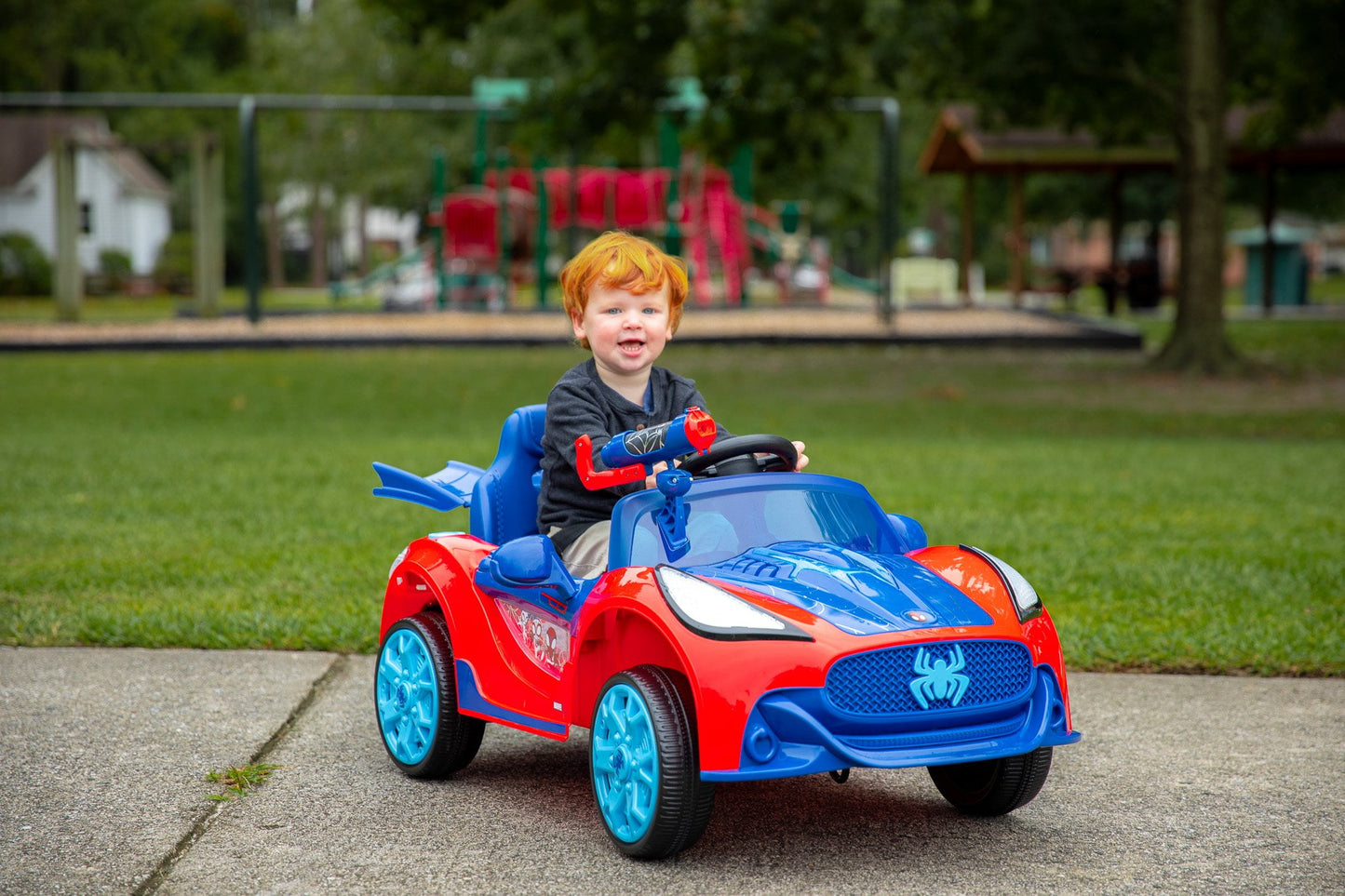6V  Super Car, Battery Powered Ride-On with Lights and Sounds, by
