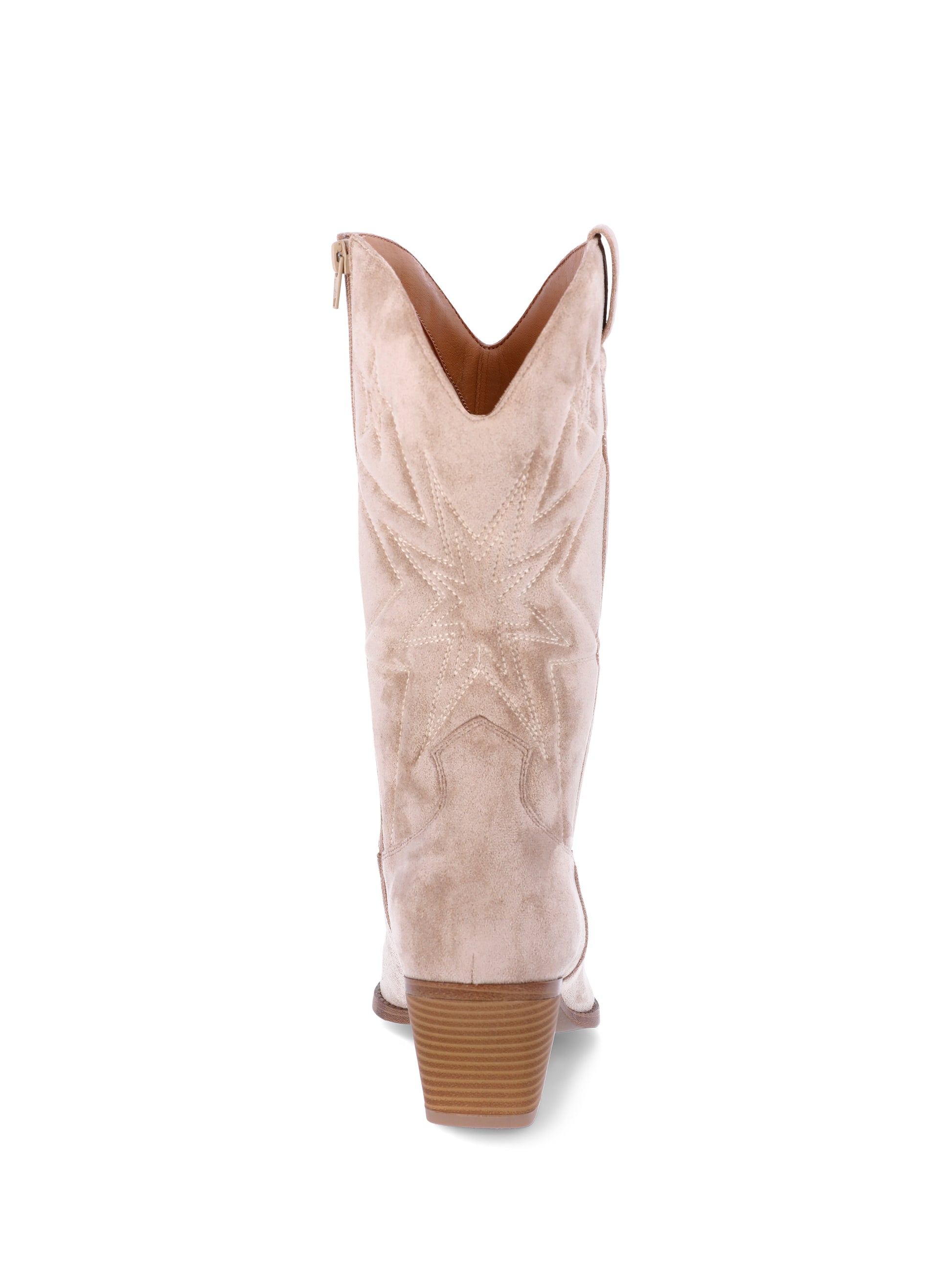Women'S Faux Suede Embroidered Western Boots, Wide Width Available