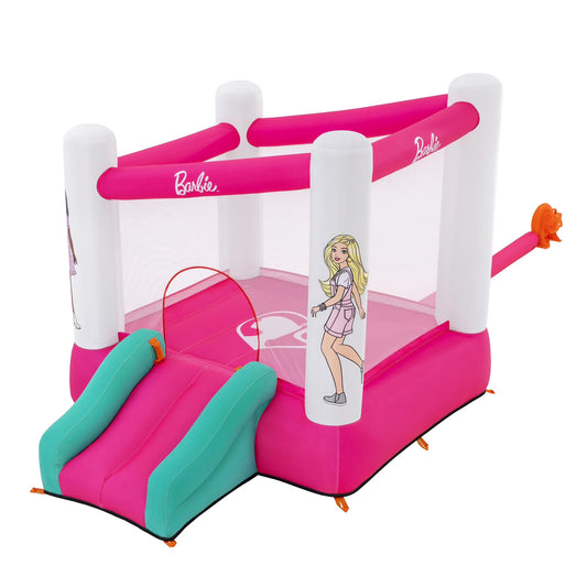 Bounce House with Extra-Wide Slide, Mesh Walls and Blower, Indoor/Outdoor, Ages 3+