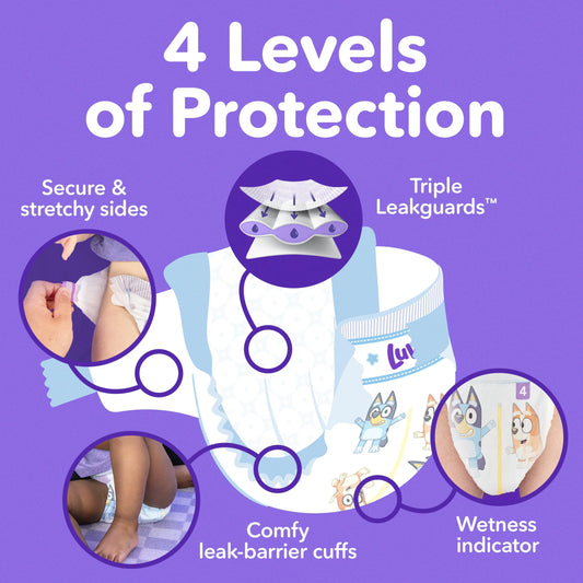 Platinum Protection Baby Diapers Size 1, 116 Count (Select for More Options)