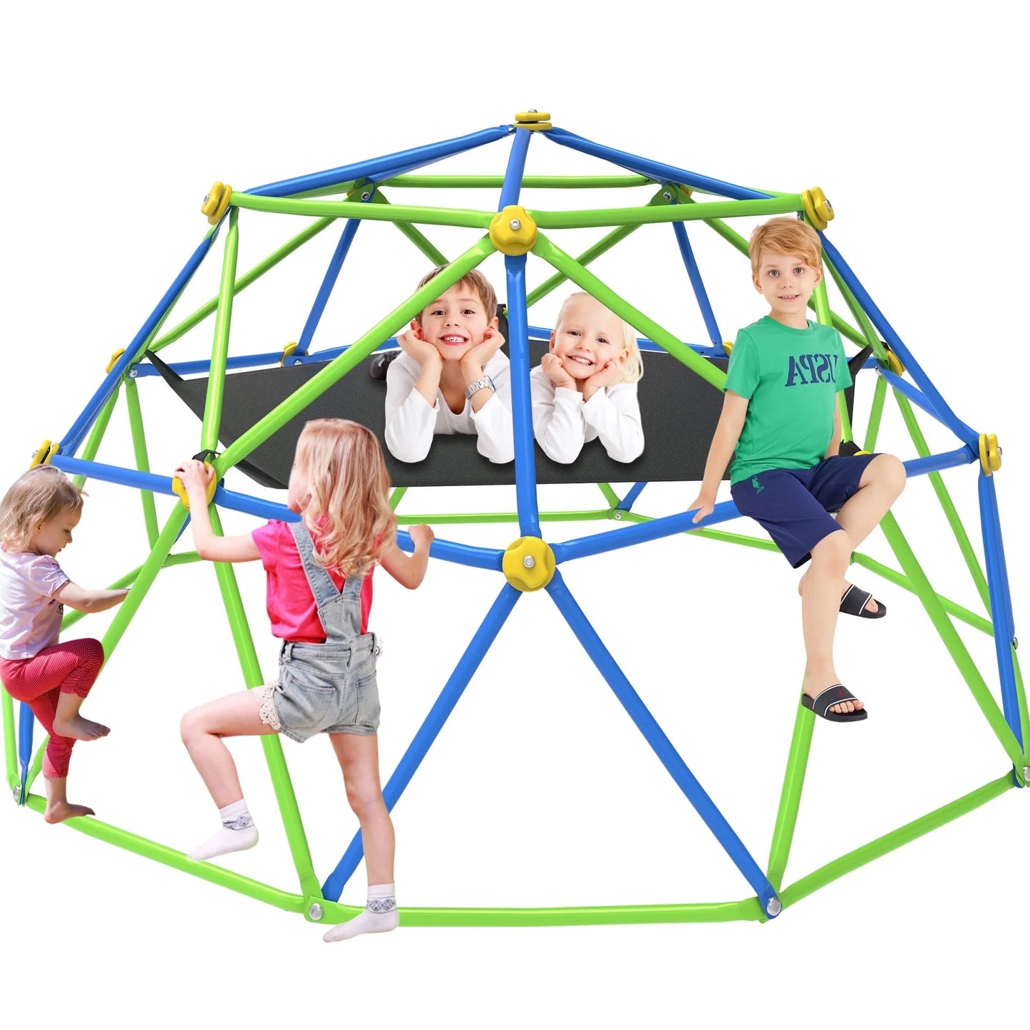 10 FT Dome Climber Jungle Gym for Kids - Outdoor Rust-Resistant Play Equipment, Easy Assembly, Supports 1000 Lbs